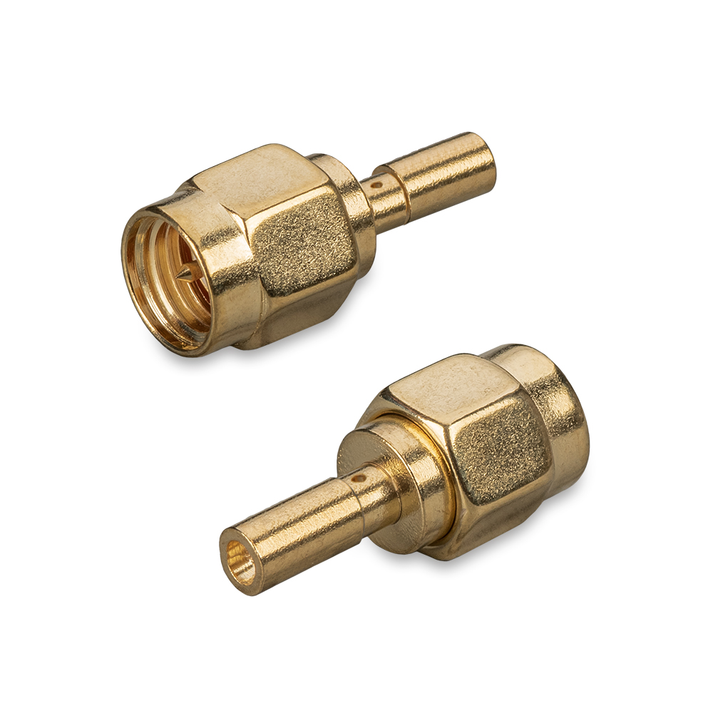 Разъем SMA (male) T под пайку на кабель RG-405 до 18 ГГц