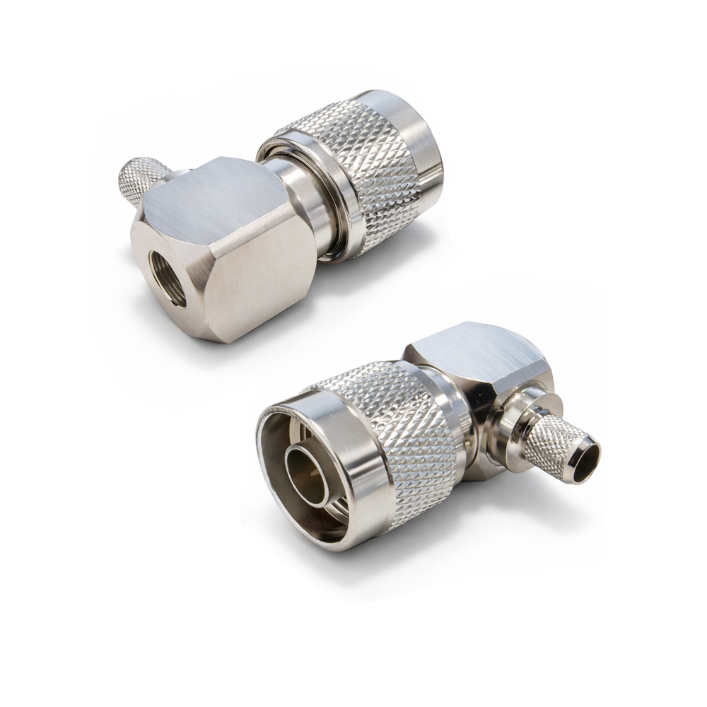 Разъем N(male) на кабель 5D-FB, угловой, обжимной, rev.H